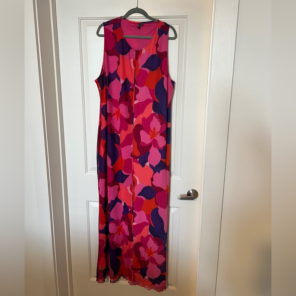 ASOS Vero Moda Colorful Abstract Maxi Dress - Picture 2 of 4